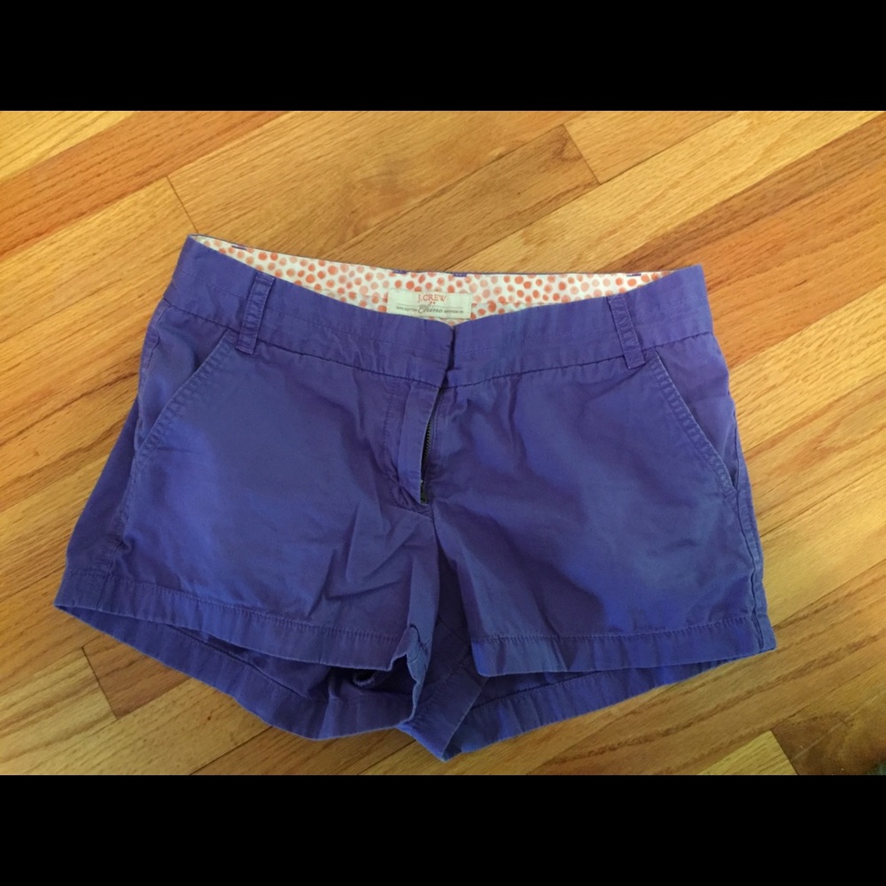 Classic purple JCrew shorts